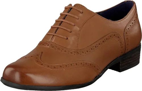 Vista 3 de Clarks Derbys con cordones para mujer