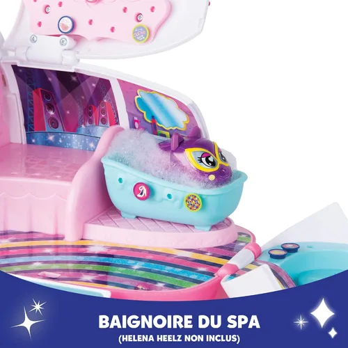 Vista 3 de Ritzy Rollerz Toy Cars with Surprise Charms, Dance n Dazzle Spa Playset with Tori Tada