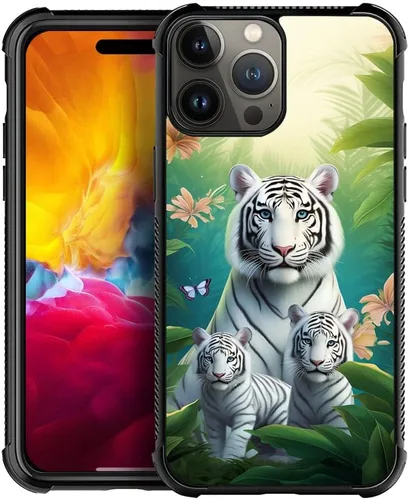 Vista 30 de Funda compatible con iPhone 8 Plus, diseño de oso de bosque otoñal, a prueba de golpes, antiarañazos, carcasa trasera de policarbonato duro