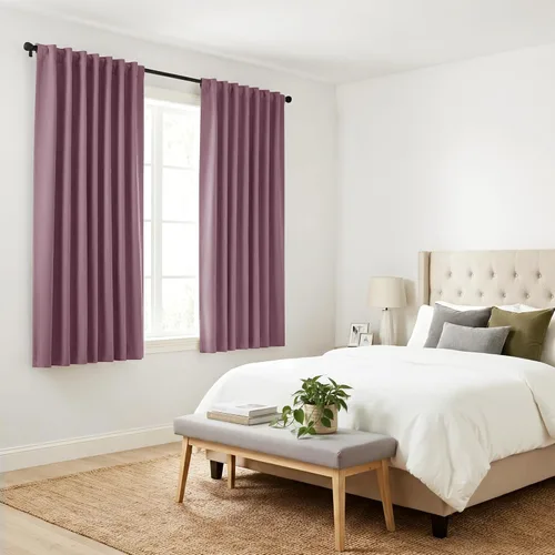 Vista 58 de PONY DANCE Cortinas cortas con aislamiento térmico para ventana pequeña, para guardería, baño, cocina, lavandería, caravana, sótano, 29 pulgadas