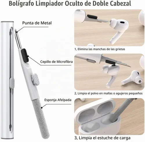 Vista 4 de KOUJAON Funda compatible con AirPods Pro de 2ª generación con kit de limpieza, funda protectora de silicona para auriculares Apple AirPod Pro