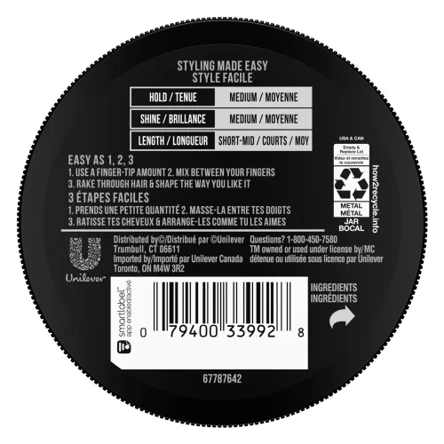 Vista 2 de Axe Styling, Crema suavizante de aspecto natural, 2.64 onzas (paquete de 2)