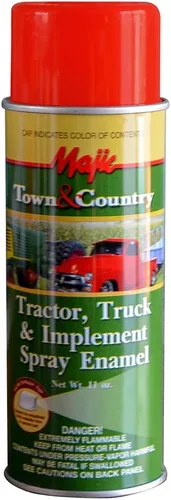 Vista 4 de Majic Paints 8-20974-8 Pintura esmaltada en aerosol para tractor e implemento, aerosol, verde oliva