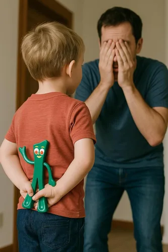 Vista 6 de NJ Croce Figura flexible de Gumby de 6 pulgadas, juguete clásico vintage, seguro para niños, figura original de The Gumby Show, gran regalo
