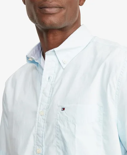 Vista 3 de Tommy Hilfiger Manga corta con botones para hombre en ajuste clásico