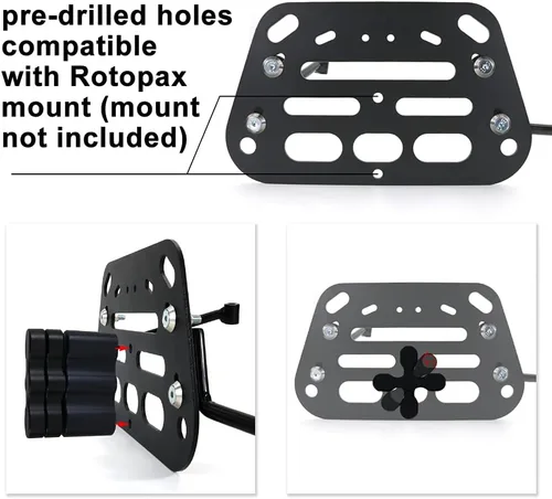 Vista 5 de Xitomer Bastidores de soporte para alforjas, apto para FZ-07 MT-07 2014 2015 2016 2017 2018 2019 2020 2021 2022 2023 2024 FZ 07 Portabicicletas