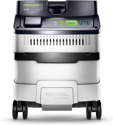 Vista 5 de Festool 578441 CT 15 Extractor de polvo - Filtro HEPA, arranque automático de herramientas, succión de alta potencia y sistema de limpieza automática