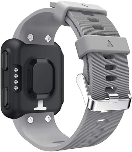 Vista 2 de Correa compatible con Garmin Forerunner 35, correa de repuesto de silicona suave, para reloj inteligente Garmin Forerunner 35, se ajusta a muñecas