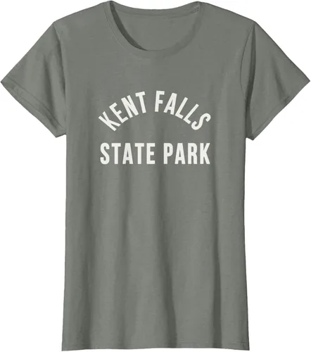Vista 16 de Kent Falls State Park Connecticut Arch CT Camiseta, Azul
