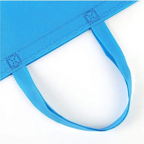 Vista 7 de 10 bolsas reutilizables de viaje para llevar de compras, bolsas de comestibles coloridas Tela no tejida con asas para cocina y comedor Surtido
