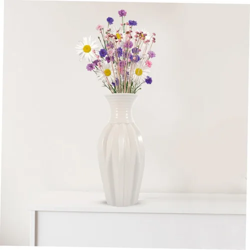 Vista 8 de EXCEART Fresco florero de flores de moda de cerámica contenedor de arreglo de flores para decoración