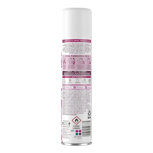 Vista 2 de Batiste Champú seco, fragancia de rubor, vegano y sin sulfato para el cabello entre lavados, aroma floral, unisex para adultos, 3.81 onzas