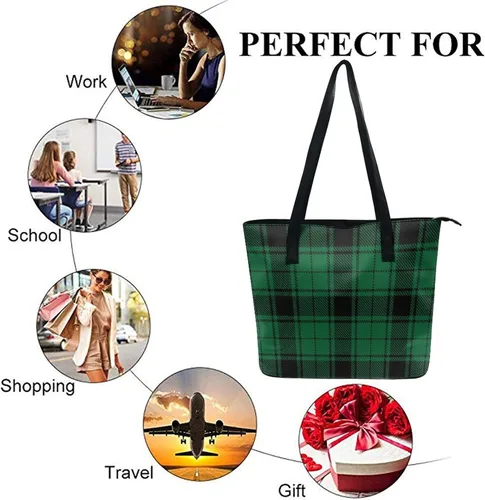 Vista 5 de Tote-Handbag for Womens Girls Hobo Tote Sling Shoulder Bags Travel Casual Bag