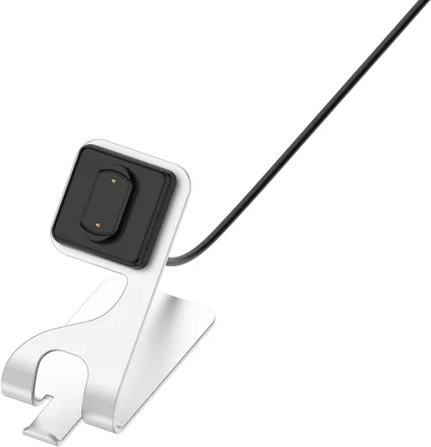 Vista 2 de Soporte de carga compatible con Amazfit GTR 4/GTS 3/T-Rex2, cable de carga con cable de carga USB de 4.9 pies para accesorios Amazfit GTR 4/GTS Gris
