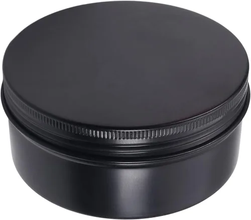 Vista 26 de Othmro 12 latas redondas de metal de 1.4 onzas, latas de aluminio, envases recargables de 1.4 fl oz, latas de lata con tapa de tornillo para 12