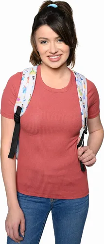 Vista 8 de Disney Mochila para portátil de 16 pulgadas, bolsillo de carga D100, princesa Minnie Mouse AOP