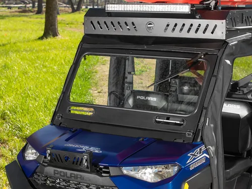 Vista 8 de SuperATV Polaris Ranger XP 1000 Limpiaparabrisas de cristal abatible del lado del conductor
