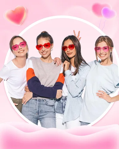 Vista 5 de WDYHILE Heart Shaped Sunglasses, Candy Color Rimless Sunglasses 6 Pairs for Women Bachelorette Party Trendy Eyewear