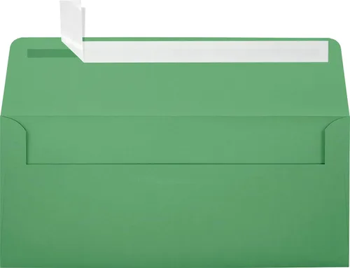 Vista 25 de LUXPaper Sobres de negocios #10 Despegar y prensar 4 1/8 pulgadas x 9 1/2 pulgadas Negro medianoche Texto de 80 libras Cantidad de 1,000