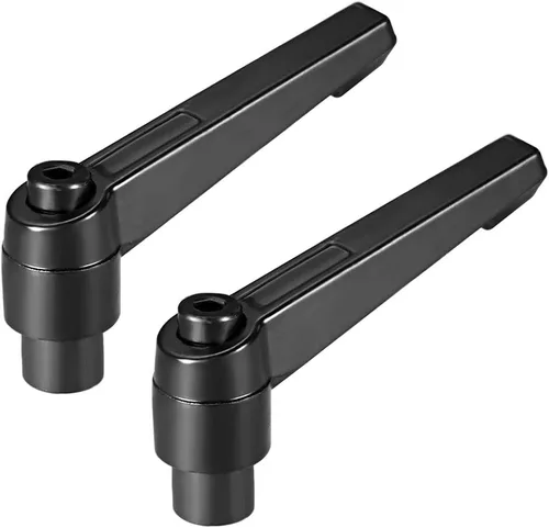 Vista 7 de uxcell M6 manija ajustable palanca de sujeción rosca botón trinquete hembra roscado perno 2 piezas