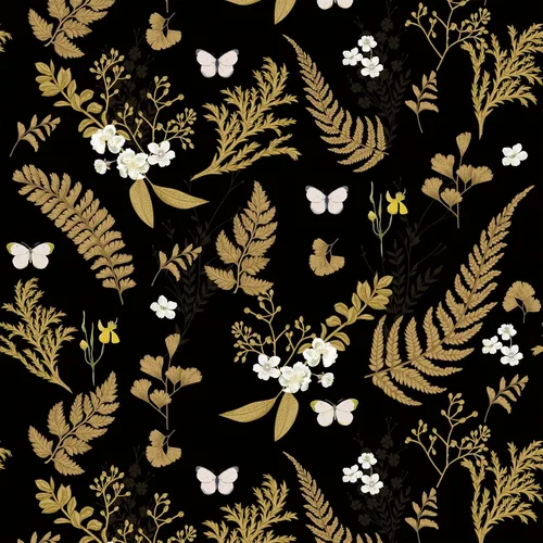 Vista 15 de Vinjiasin Papel tapiz autoadhesivo para despegar y pegar, papel de contacto floral beige, hojas de flores vintage autoadhesivo, papel de pared