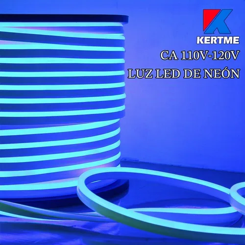 Vista 2 de Tira de luces LED de neón Azul
