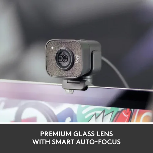 Vista 5 de Logitech Cámara web StreamCam Plus con soporte para trípode (grafito)