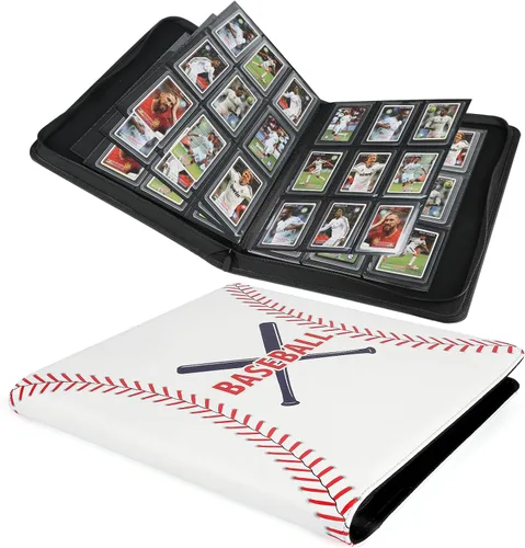 Vista 23 de Carpeta Toploader CARDBINDER, Estuches Duros Toploader, Fundas de 4 Bolsillos para hasta 128 Tarjetas. Carpeta de Tarjetas Toploader con Fundas