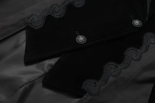 Vista 7 de Chaqueta steampunk gótica medieval para mujer, estilo victoriano, manga acampanada