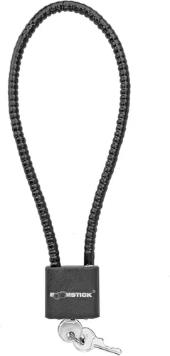 Vista 6 de BOOMSTICK Bloqueo de pistola de cable, cable de acero de seguridad para rifle de escopeta de disparo