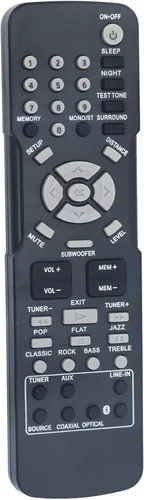 Vista 3 de Nuevo RT2781BE - Control remoto de repuesto para sistema de cine en casa RCA RT2781 RT2781BE