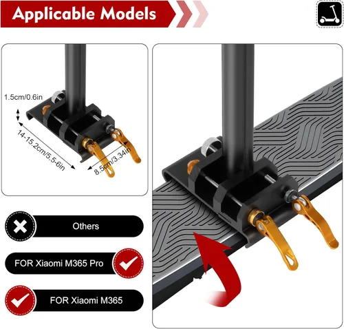 Vista 6 de Asiento de scooter eléctrico, asiento de scooter eléctrico ajustable con función de elevación, accesorios de scooter eléctrico para Xiaomi