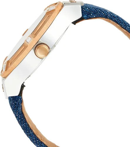 Vista 3 de GUESS W0289L1 Iconic Blue Denim Reloj multifunción para mujer