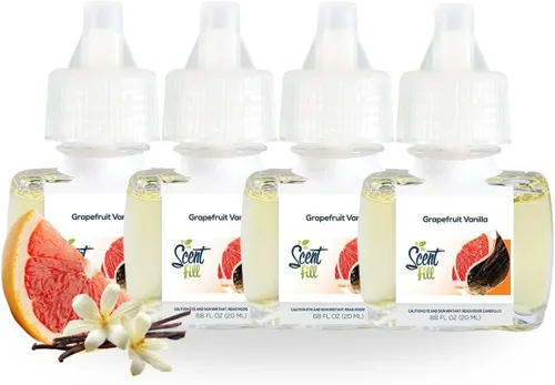 Vista 19 de Scent Fill Ambientador enchufable de sidra de manzana, 4 recambios de aceite perfumado