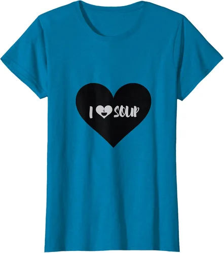 Vista 96 de I Love Soup - Camiseta de regalo con forma de corazón, Blanco, S Asfalto
