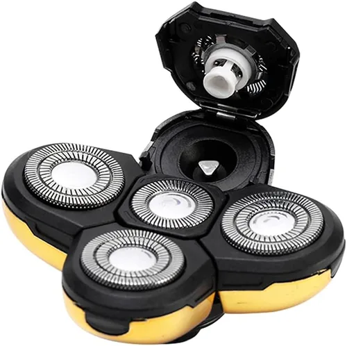 Vista 6 de Cabezales de repuesto para afeitadoras eléctricas para hombre, 5 cabezales, hoja de repuesto para barba, hoja flotante alternativa, lavable