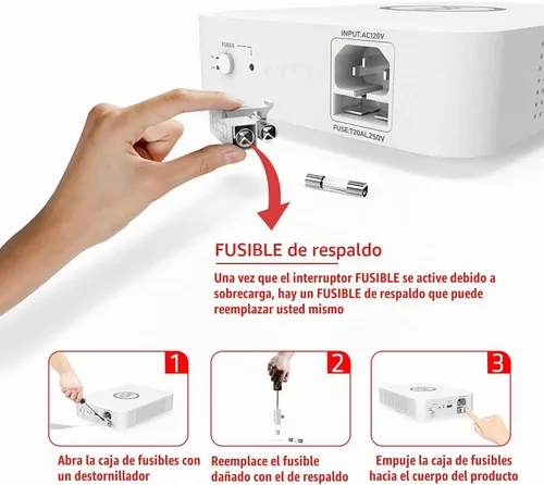 Vista 6 de Convertidor de voltaje reductor de 120V a 100V 500W para electrodomésticos