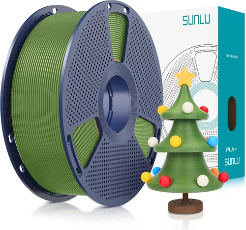 Vista 36 de SUNLU - Filamento PLA Plus para impresora 3D, 1.75 mm, bobina de 1 kg (2.2 lb), enrollado de forma ordenada, precisión dimensional ±0.02 mm
