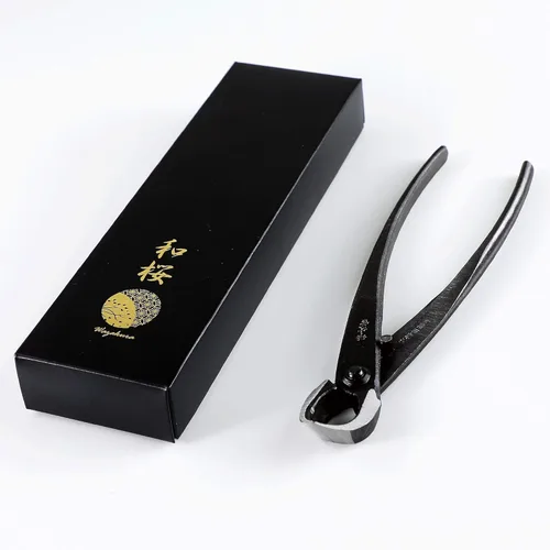 Vista 8 de Wazakura Kit de herramientas para bonsái fabricado en Japón, tijeras de bonsái de ramita de 8-1/4 pulgadas (8.268 in) + cortador de rama cóncava