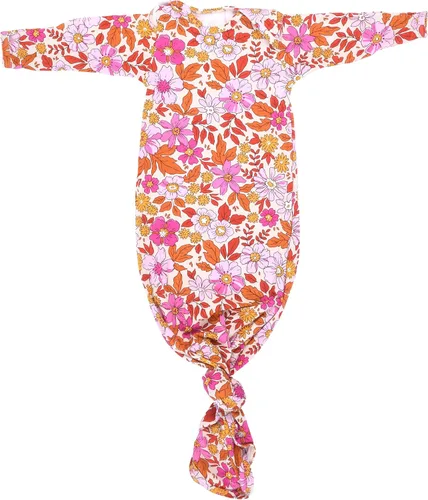 Vista 111 de Three Little Tots Vestido de corbata anudada para bebé recién nacido - Bebé