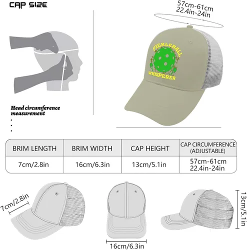 Vista 4 de devor Dad Hats Pickleball Whisperer Baseball Cap for Men Graphic Baseball Caps Adjustable