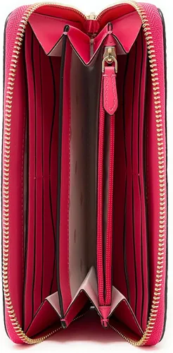 Vista 5 de Kate Spade New York Leila - Cartera continental de cuero grande doradobikini rosa Dorado Rosa Continental