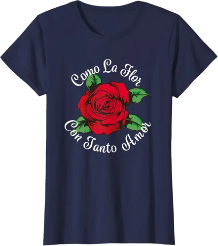 Vista 33 de Como La Flor - Bailar Cumbia - Mexican Rose Fiesta Regalo Camiseta Negro