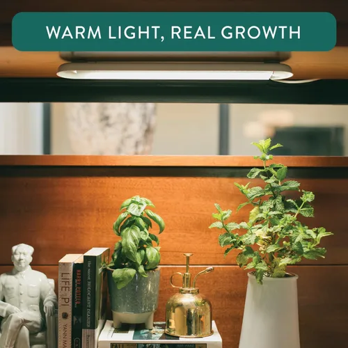 Vista 5 de Modern Sprout Smart Growbar V2 - Luz LED de cultivo para plantas de interior, espectro completo debajo del gabinete, luz de crecimiento