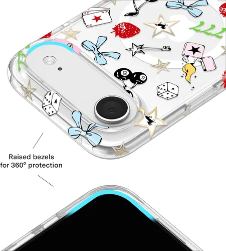 Vista 590 de VELVET CAVIAR Funda para iPhone 15, compatible con MagSafe, probada contra caídas de 10 pies, fundas protectoras de diseño, leopardo color rosa