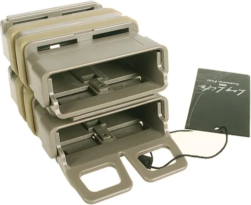Vista 4 de Tactical bolsa contenedora de municiones 5.56 Fast Mag para M4 Mag polímero negro, pack de 5 o 2 Paquete de 2