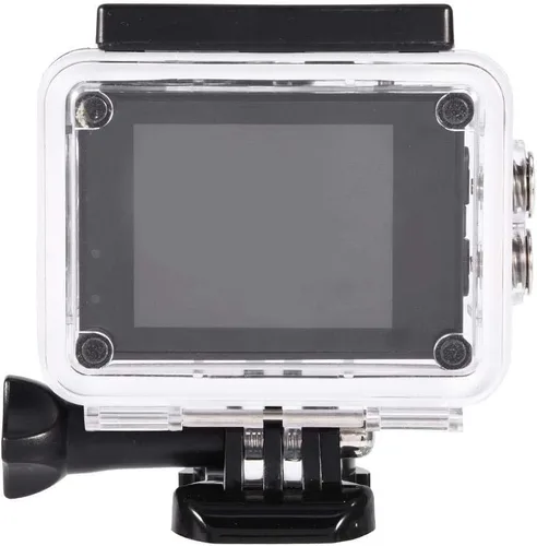 Vista 2 de Mini cámara deportiva, 2 pulgadas, 1080P, pantalla LCD completa, cámara de acción de 98.4 ft, con mini videocámara, accesorios de montaje, soporte