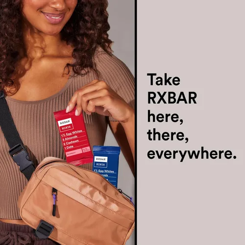 Vista 8 de RXBAR Minis Barras de proteínas, aperitivos sin gluten, aperitivos para el desayuno, paquete variado, caja de 7.3 onzas (8 barras)