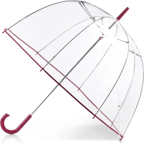 Vista 10 de Totes Adult Clear Bubble Umbrella with Dome Canopy and Lightweight Wind and Rain Protection