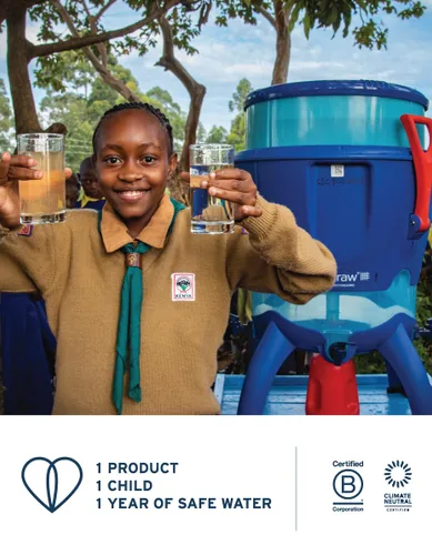 Vista 8 de LifeStraw Home – Jarra de filtro de agua, 7 tazas, Azul medianoche, sin BPA Diseñada para protección diaria contra bacterias, parásitos